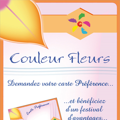 Flyer Couleur Fleurs