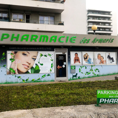 Enseigne Pharmacie des Armaris